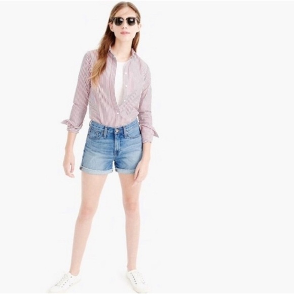J. Crew High Rise Broken-In Boyfriend Denim Shorts - 29 - Picture 15 of 15